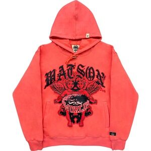 Watson Larger than life itself Graphic Hoodie – Orange | Size 2XL | NWT